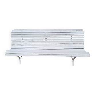 Iron and Wood Bench from the 50s