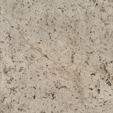 Travertine coffee table, Angelo Mangiarotti, Italy, 1970s