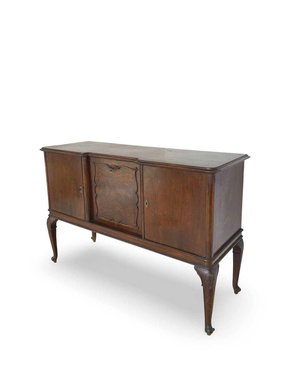 Élégant buffet italien fabriqué par Galleria G. Malafronte, Rome, années 1940