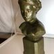 Bust young girl terracotta