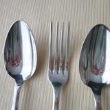 Set of 3 silver metal cutlery Apollo Baltic Model