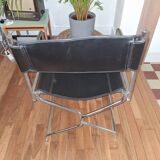 Chrome folding director's chair
