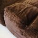 Modular sofa metal and velvet design 1970