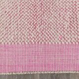 4x7 Shades Of Pink & Beige Handmade Wool Vintage Rug, 129x220Cm SK 34944