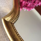 Golden baroque mirror
