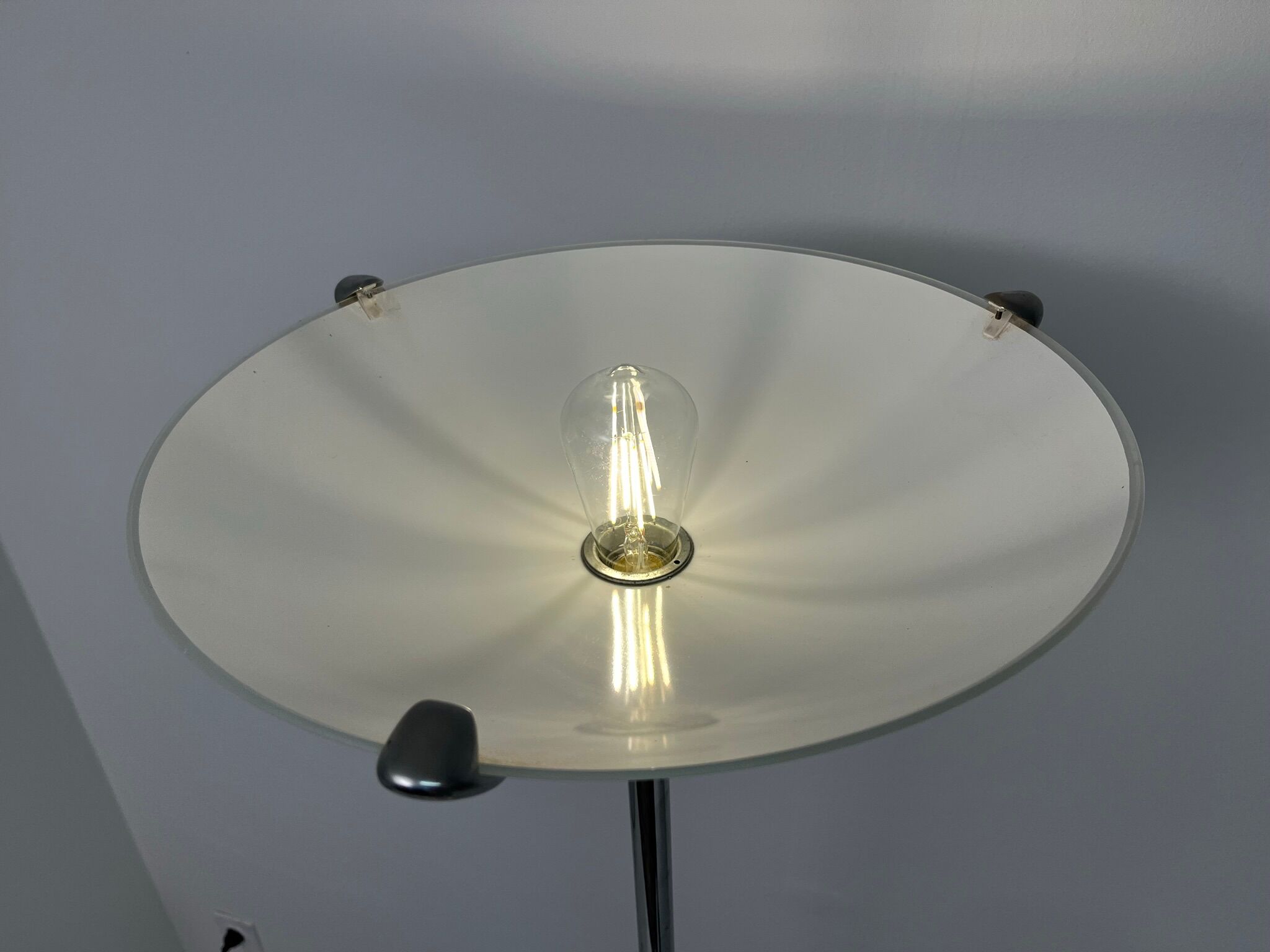 Vintage chrome floor lamp