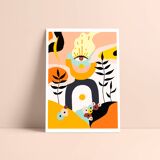 “INÈS” art print, A4