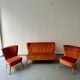 Sofa and 2 vintage armchairs