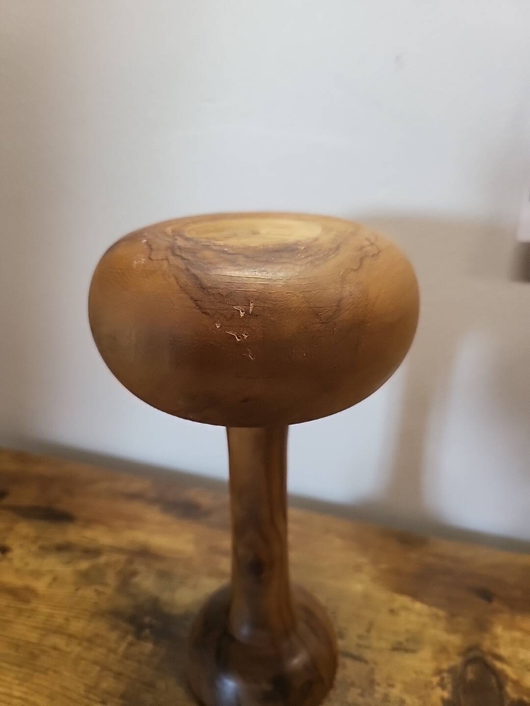 Porte chapeau en bois tourné, buis