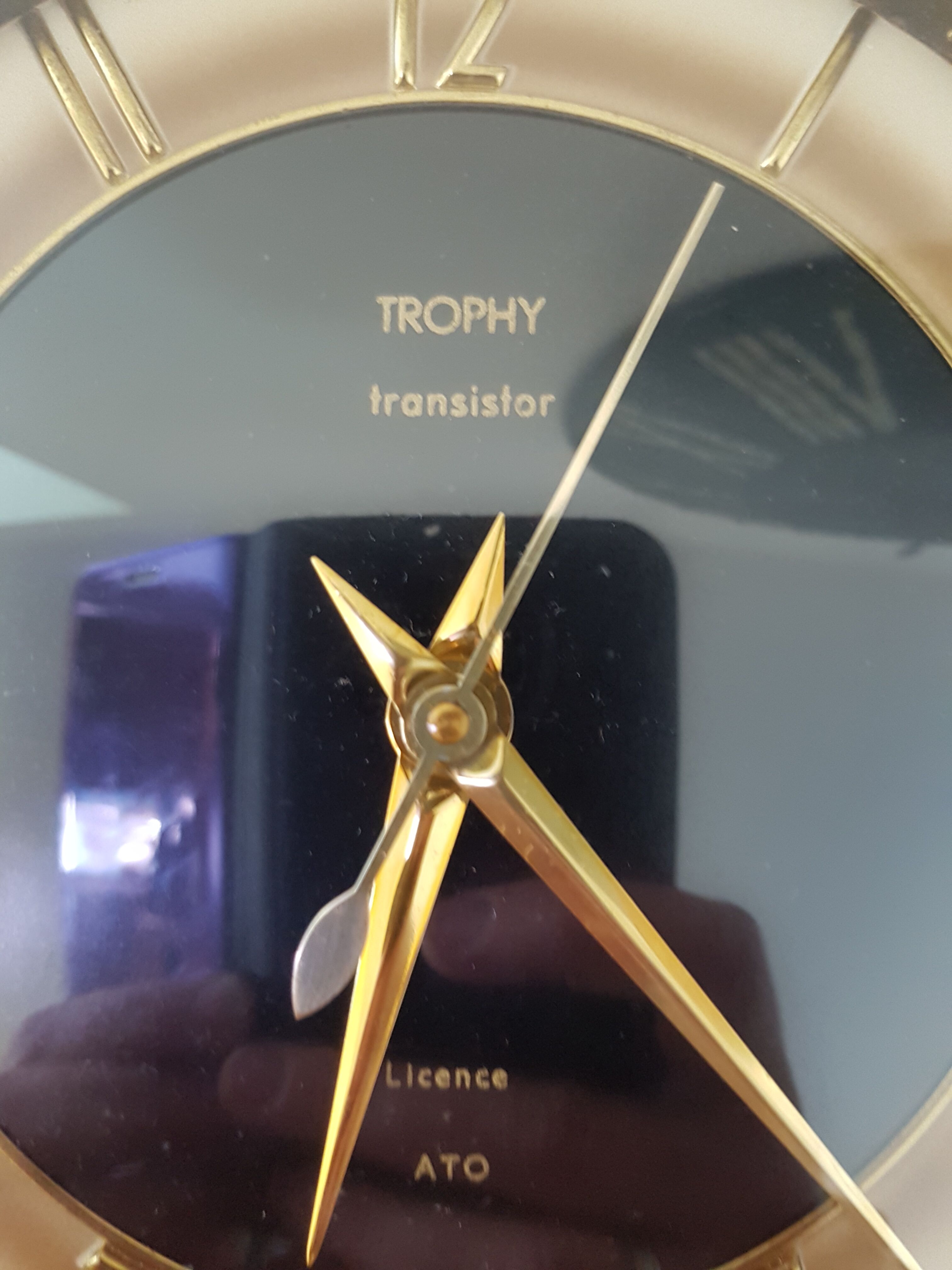 Trophy vintage clock