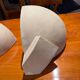 Art Deco wall lights in patinated plaster, France, 1925, set of 3