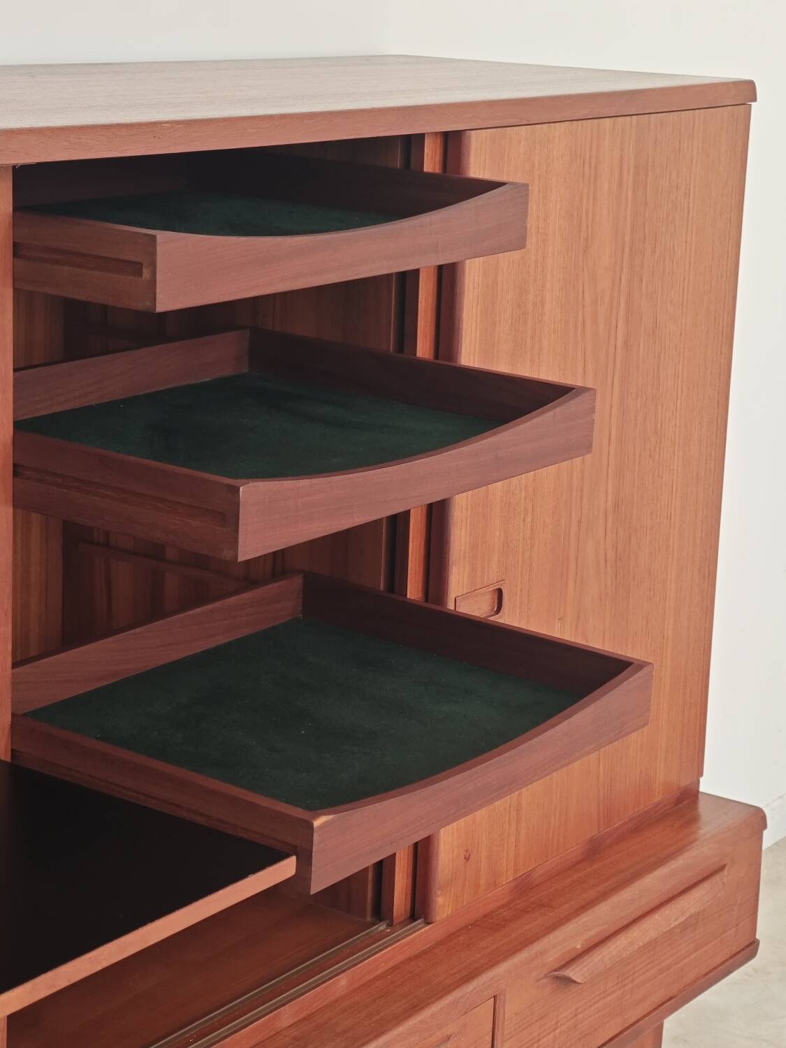 High enfilade by Johannes Andersen by Bordum & Nielsen, Samcom teak