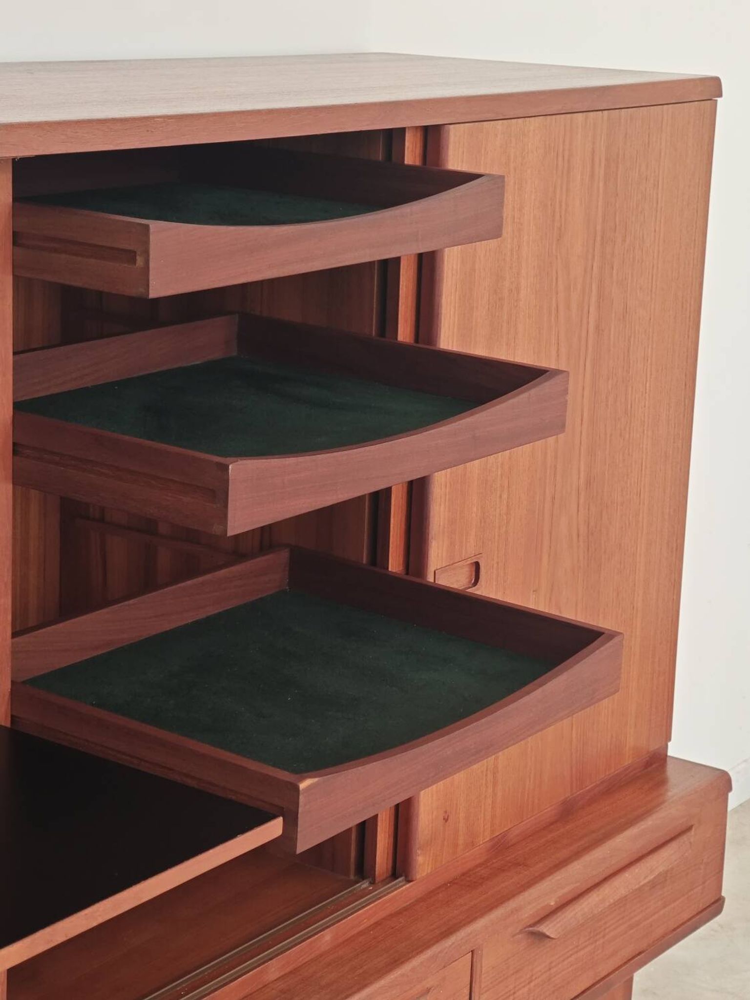 High enfilade by Johannes Andersen by Bordum & Nielsen, Samcom teak
