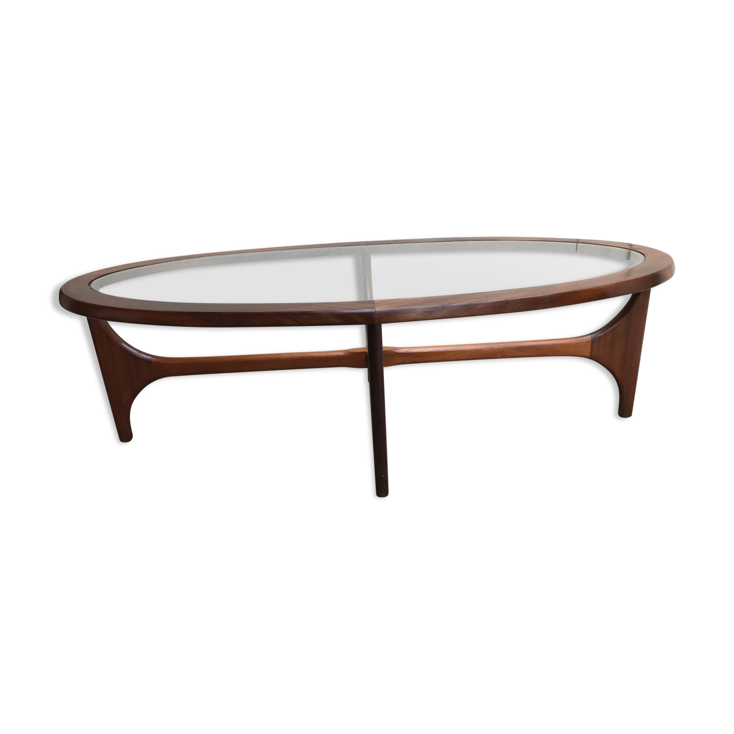 G-Plan oval coffee table