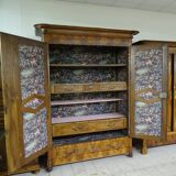 19th century walnut cabinet