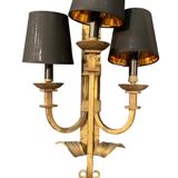 Pair of gilded metal sconces