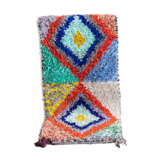 Berber carpet - Boucherouite - 52x125cm