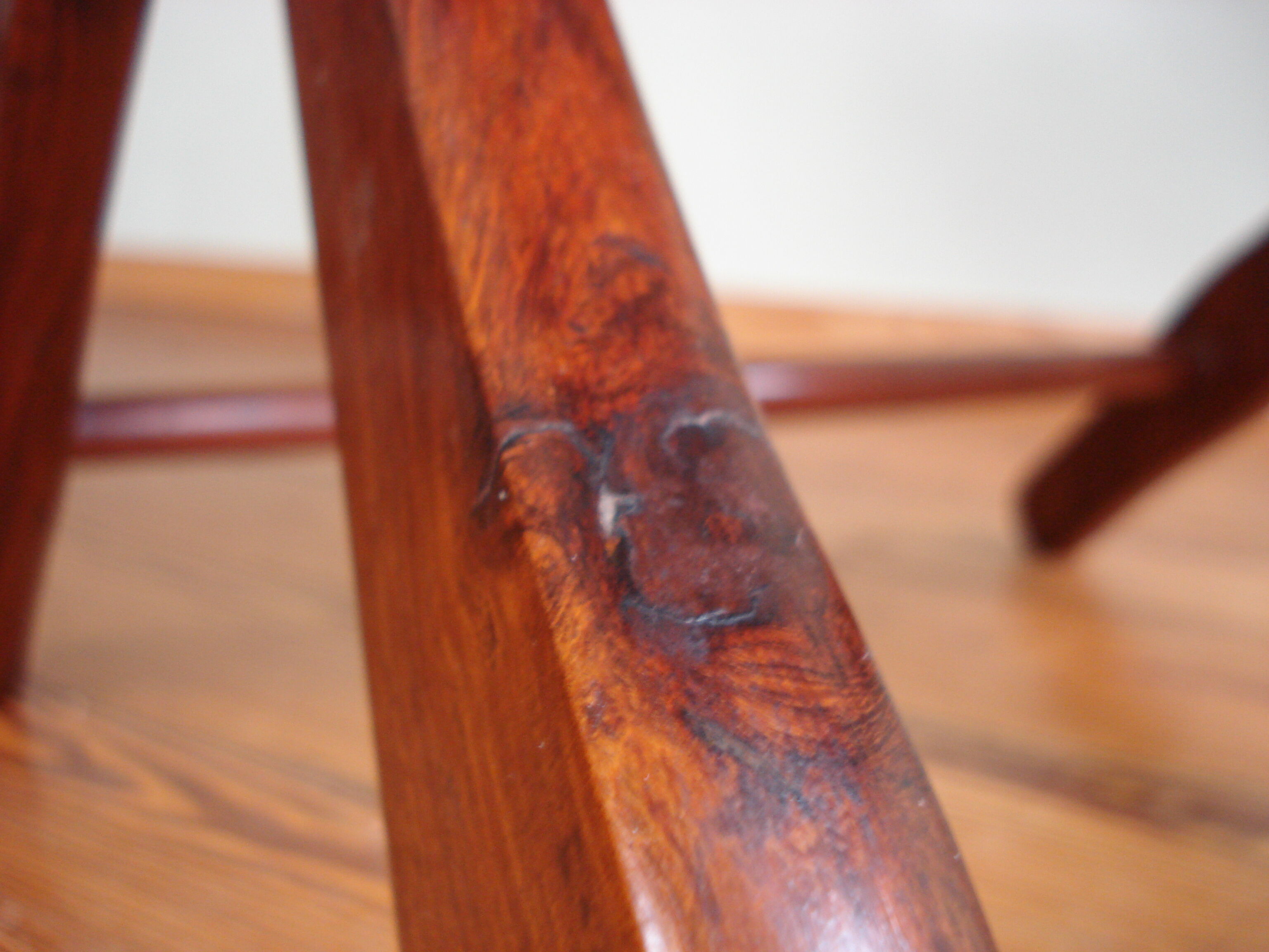 Chaise vintage en palissandre par M. Hayat & Bros, années 1970