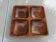 Scandinavian teak compartmentalized dish from the 60s and 70s