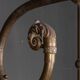 Antique 19thc victorian pair of brass coat stands c.1890