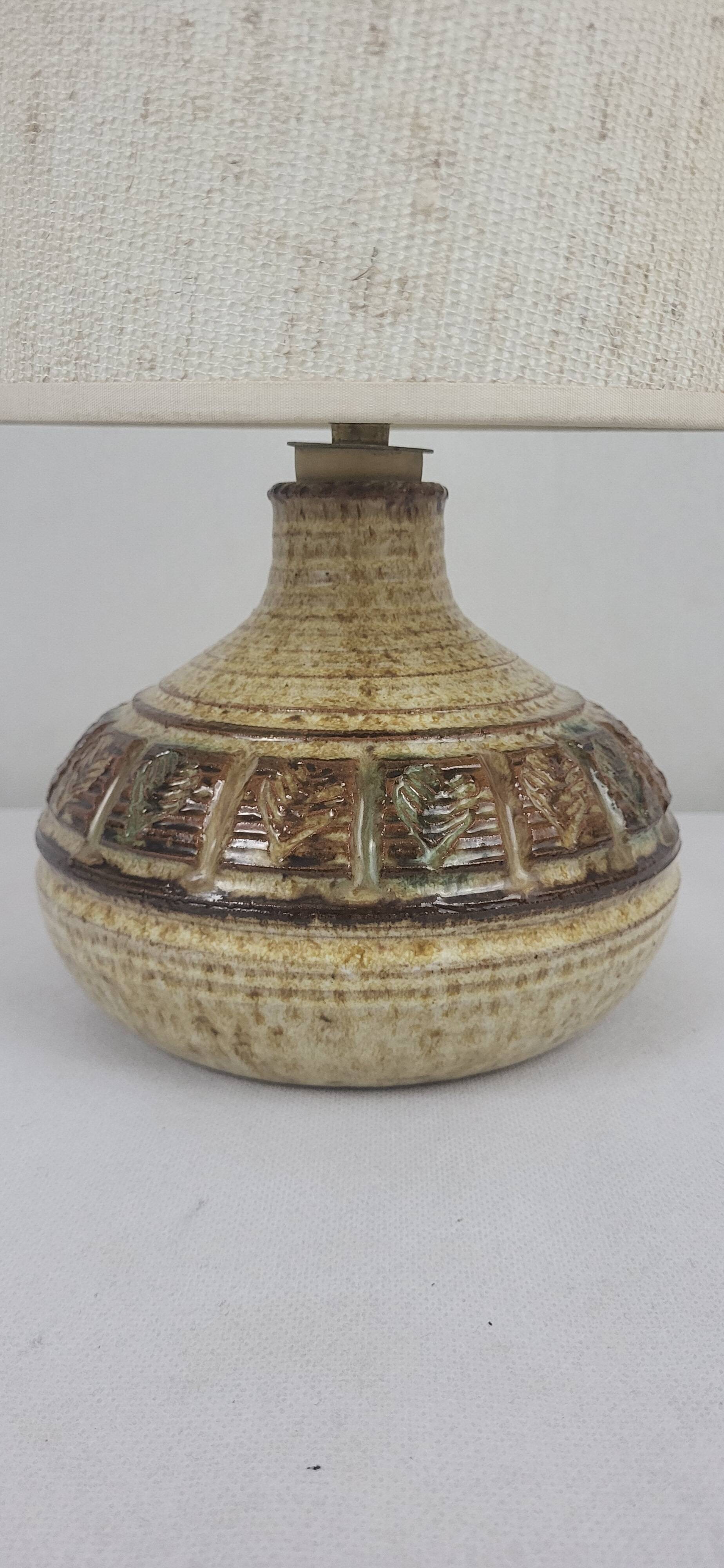 Marcel Giraud ceramic lamp