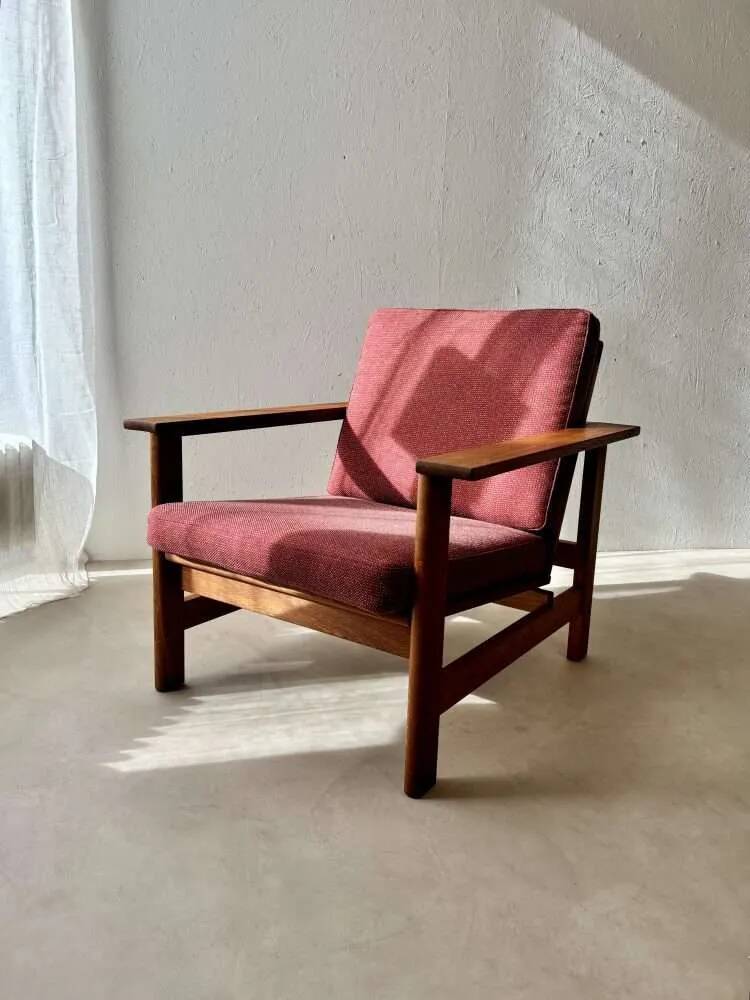 Fredericia armchair Søren Holst model 2551 oak 1960s