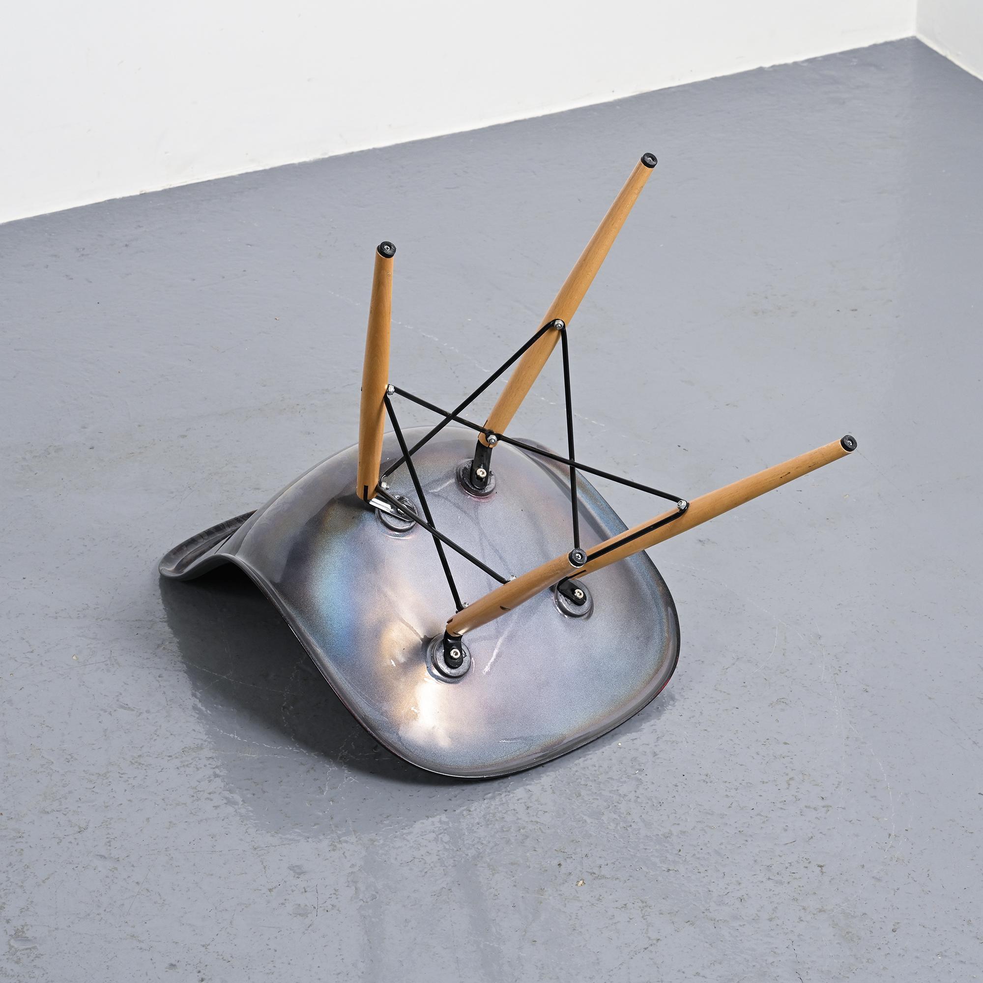 Eames chair customised by an artist, circa 2000