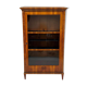 Biedermeier Display Cabinet in Cherry Veneer, Ash Burl, Austria, 1820s