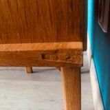 Vintage wooden bedside table