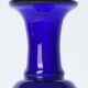 Blue glass vase