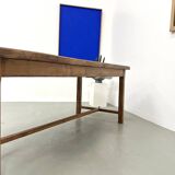 Antique farmhouse table in solid cherry wood