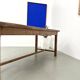 Antique farmhouse table in solid cherry wood