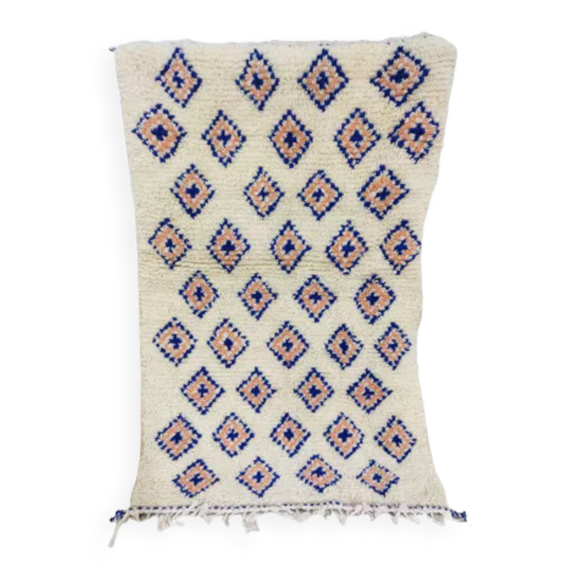 Handmade moroccan berber carpet 127 x 82 cm