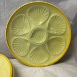 Set of 6 Moulin des Loups shell plates