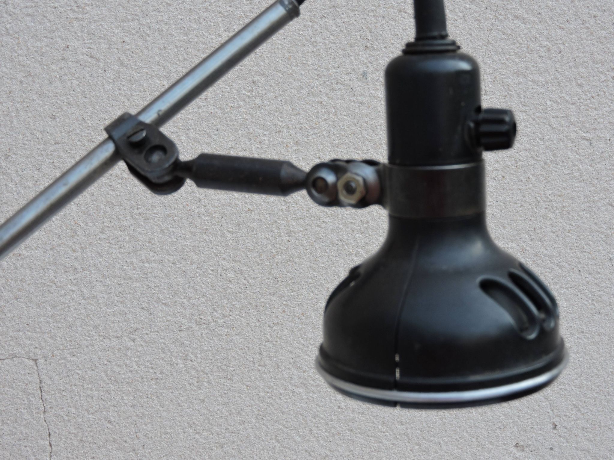 Lampe atelier Singer articulée de machine a coudre industrielle vers 1930
