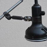 Lampe atelier Singer articulée de machine a coudre industrielle vers 1930