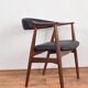 Danish Teak & Leather Armchair by Th. Harlev for Farstrup Møbler