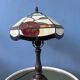 Lampe de table style Tiffany en vitrail, Art déco