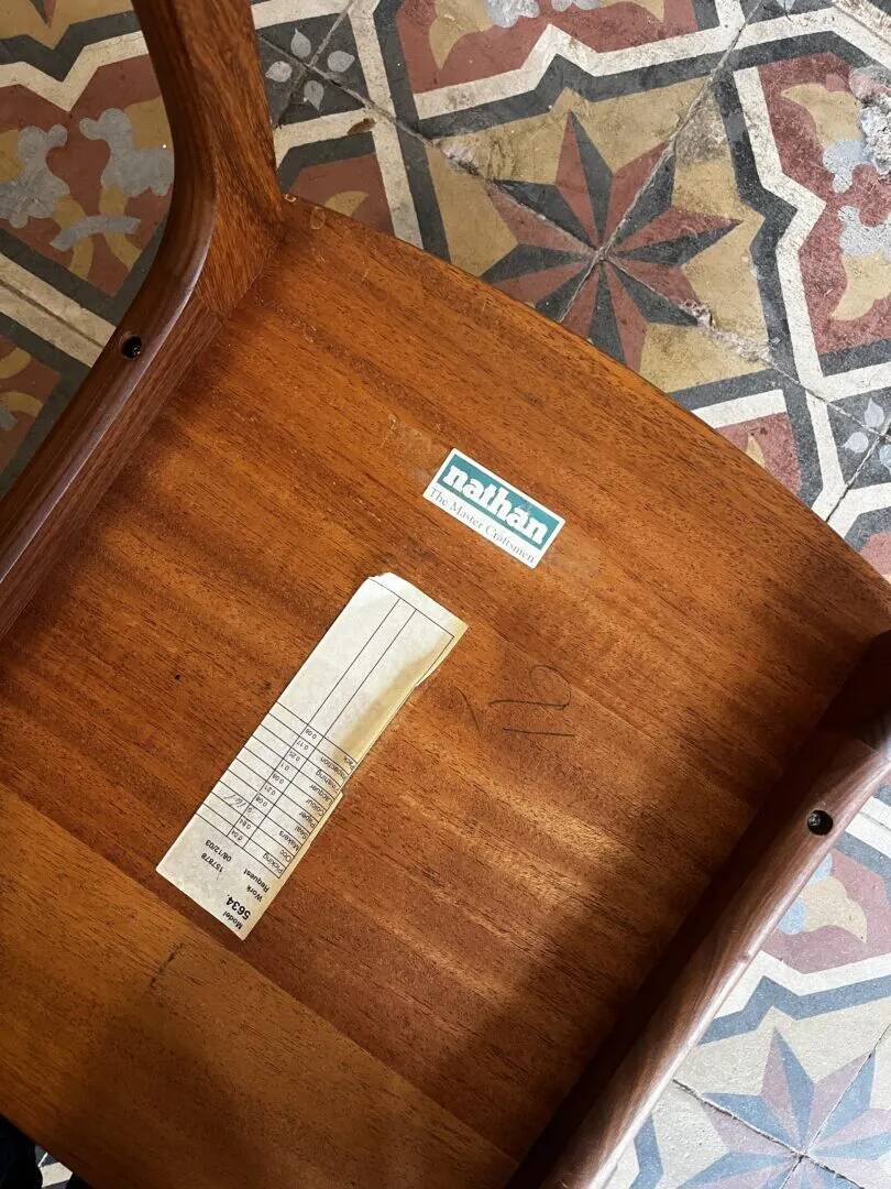 Teak nesting tables – Nathan Furniture, UK