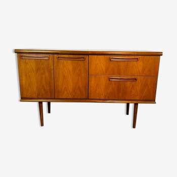 Mid century retro vintage teak small sideboard meredew 1960