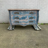 Old chest of drawers Very nice patina with marble