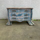 Commode patine avec marbre