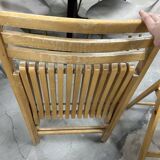 Vintage Scandinavian folding chairs
