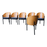 Set of 6 Costes chairs by Philippe Starck, unknown edition