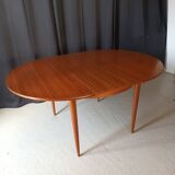 Vintage round extendable table