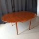 Vintage round extendable table