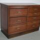 Dutch Industrial Oak Apothecary Cabinet, Mid-20th Century