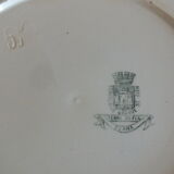 Plat creux en Terre de Fer Gien service Clara