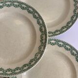 5 assiettes Boch & Frère