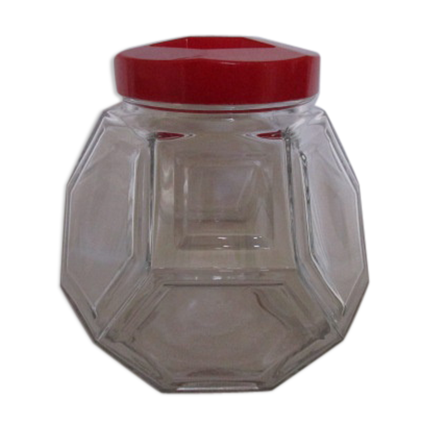 Old glass jar of grocery store